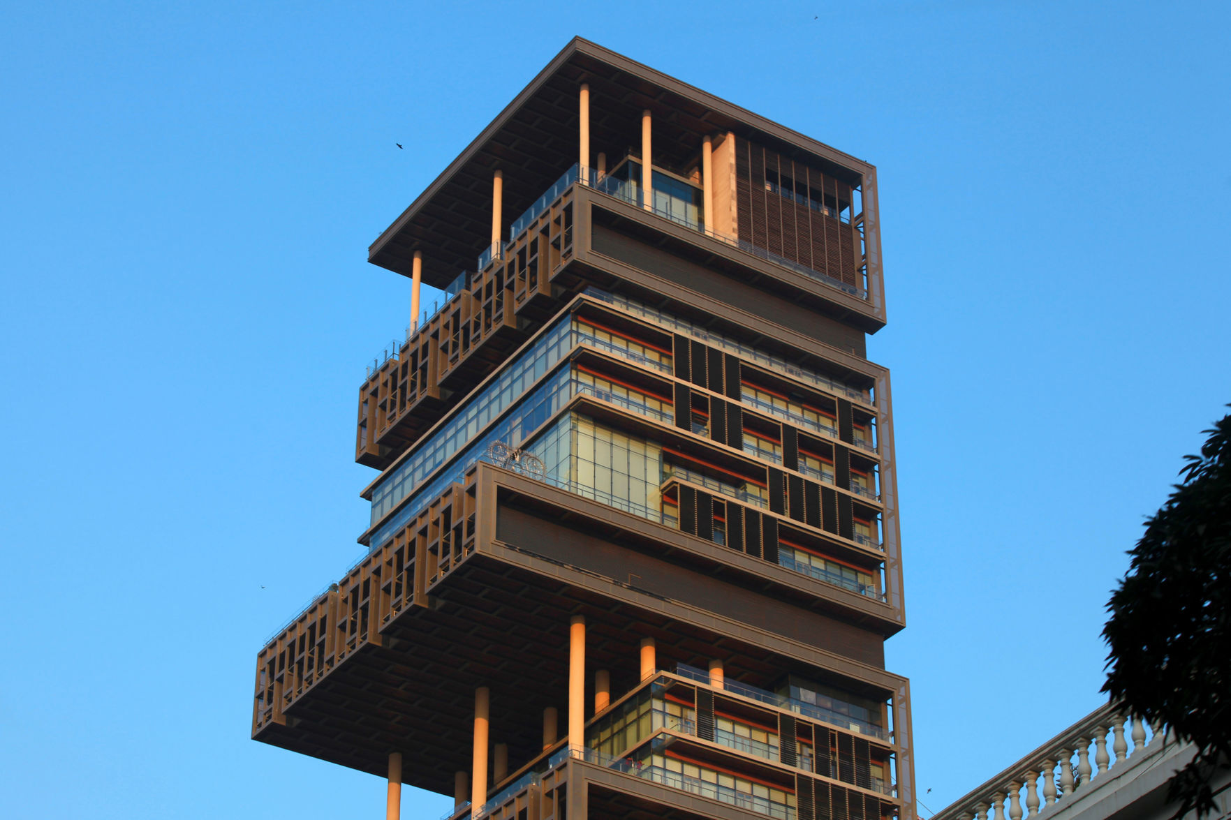 Antilia building in Mumbai, India